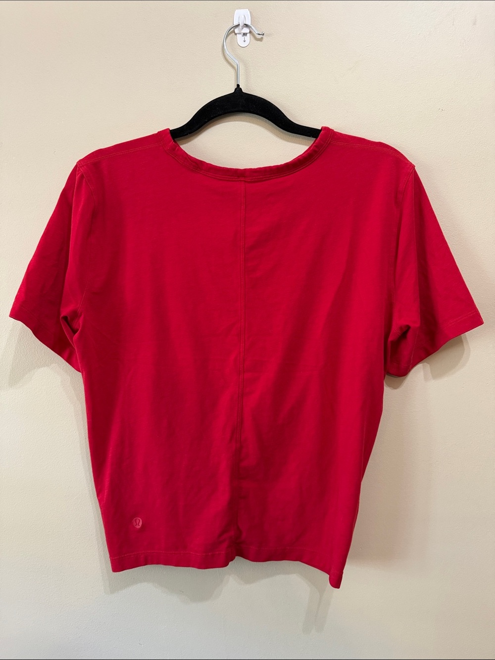Lululemon Crescent Tee - Dark Red Size 6 Small Pima Cotton - Picture 7 of 7
